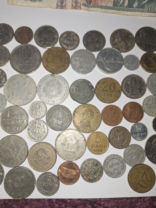 Vînd lot monede România