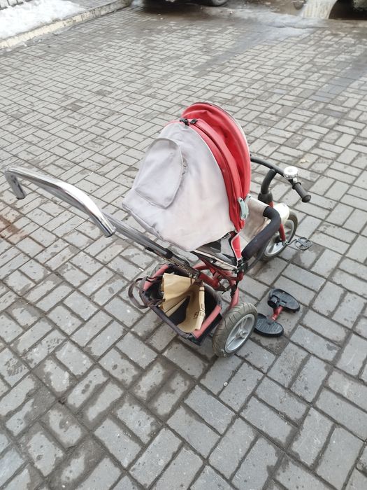 Коляска-велосипед, трёх колесный