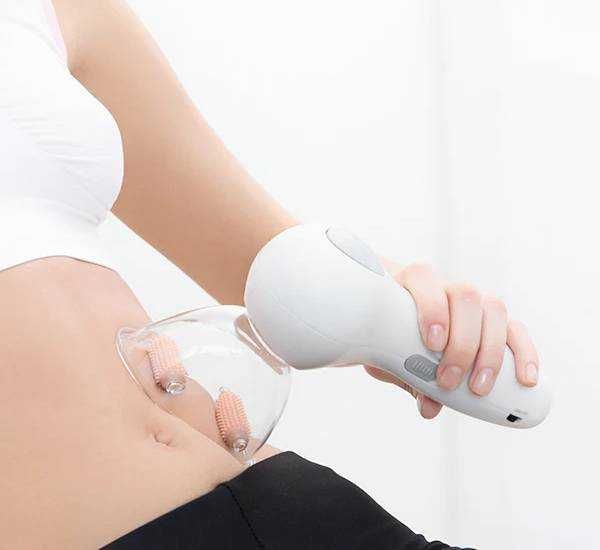 Aparat anticelulitic masaj prin vacuum cu 2 capete reincarcabil USB