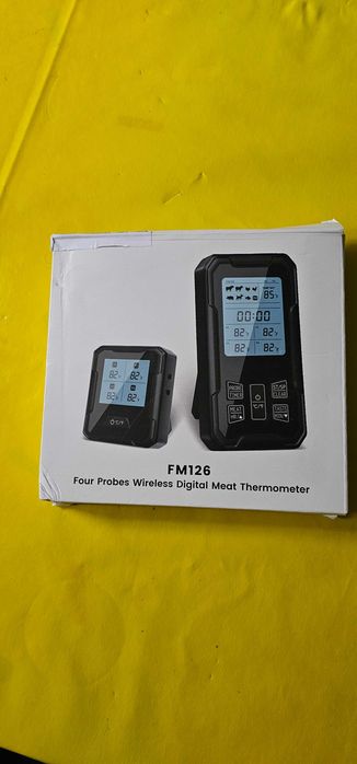 termometru digital wireless pentru carne cu patru sonde,