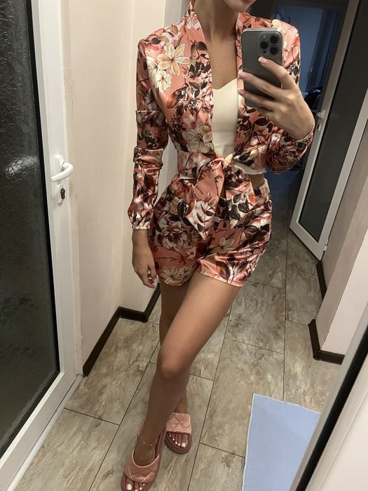 Сатенен комплект LBD Little Black Dress