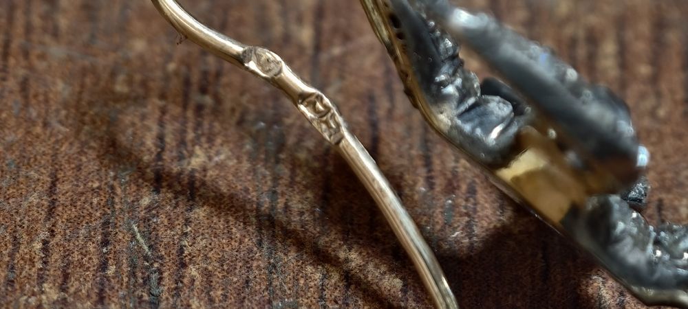 Серьги "птички"антиквар  56 проба