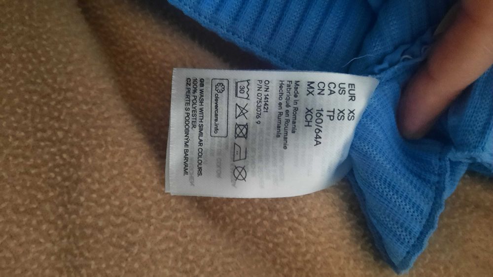 Pantaloni bleu H&M, masura XS