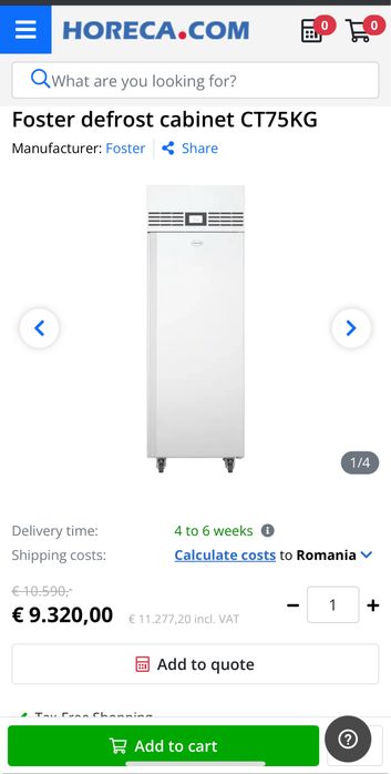 Foster , dispozitiv refrigerare de mare capacitate