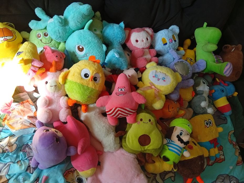 Игрушки мягкие для хватайки