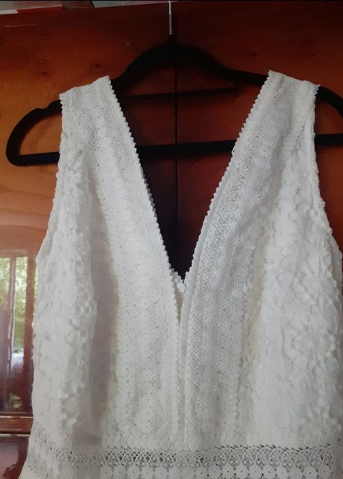 Rochie crema lunga