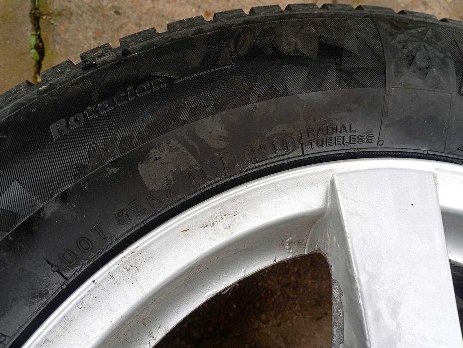 Продавам лети джанти 16-ки 5х112 със зимни гуми Nexen