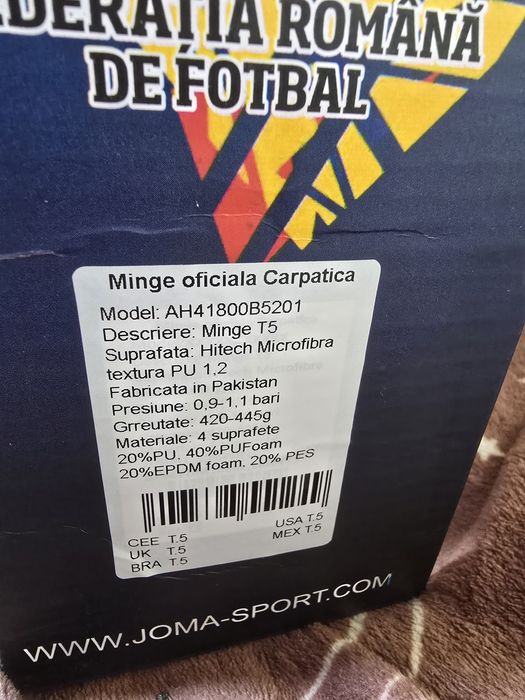 Minge oficiala joma Carpatica