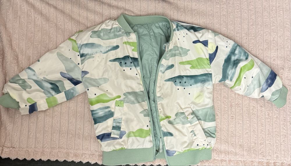 Двулицево ментово яке за момче – 2 години