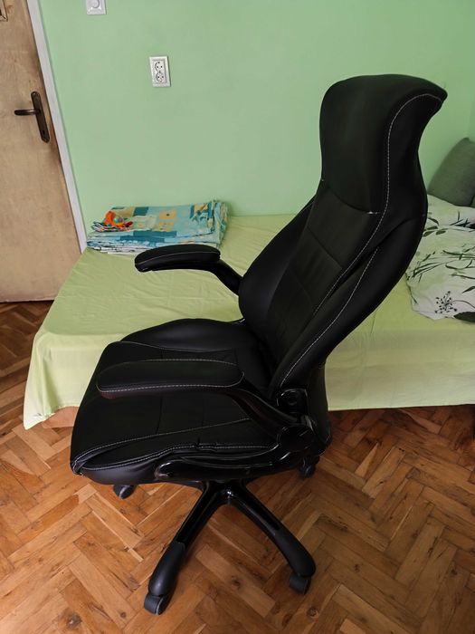 Офис Гейминг кожен стол