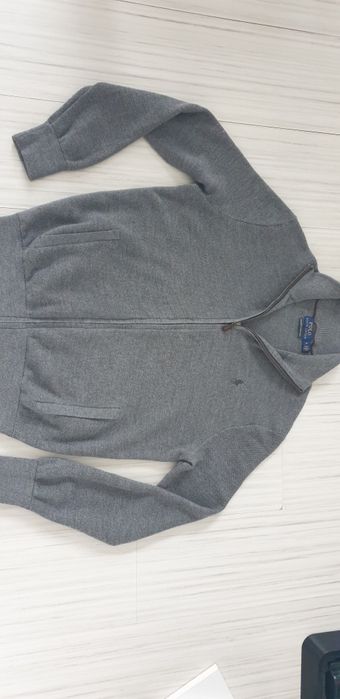 POLO Ralph Lauren Cardigan Merino Full Zip  L ОРИГИНАЛ! Мъжка Вълнена