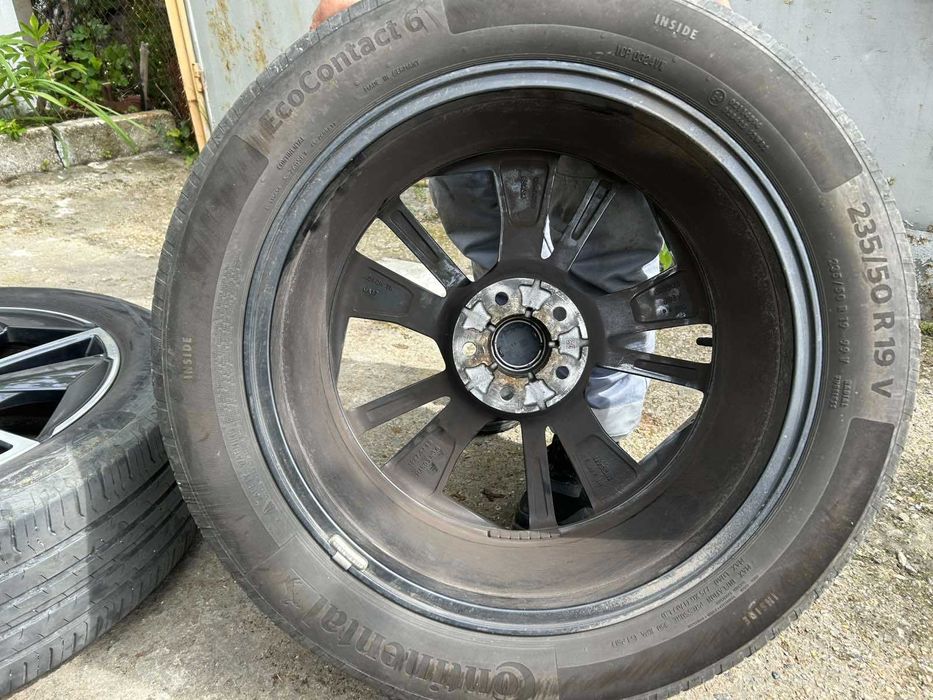 Оригинални 19" джанти Nissan Qashqai Tekna J12 + Continental 235/50 R19