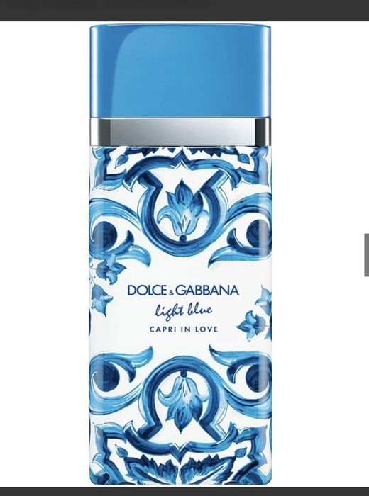 DOLCE & GABBANA light blue capri in love