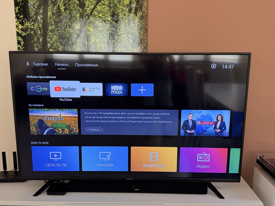 65 инчов, смарт телевизор SHARP