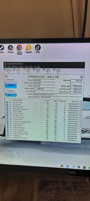 2 HDD 500GB funcționale (descrierea)