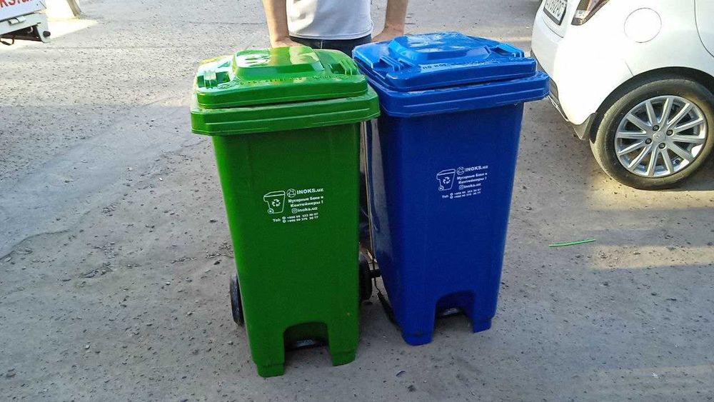 Мусорный бак пластик  1100л-770л-660л-360л-240л-120л