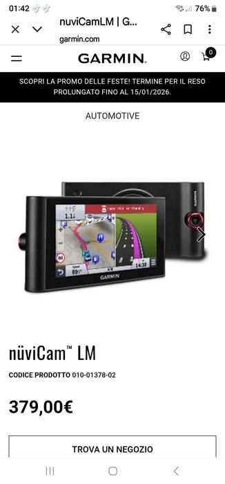 GARMIN NUVICAM cu Dash Cam cu toate accesoriile
