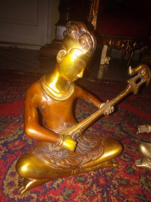 Set sculpturi indiene din bronz