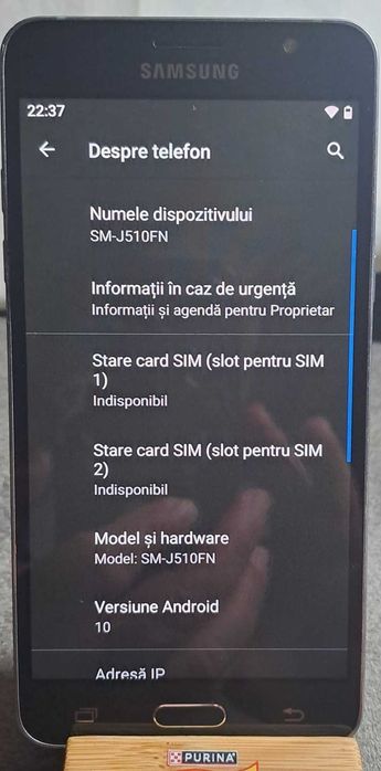 Samsung Galaxy J5 (2016), Dual SIM, 16GB, 4G, Negru