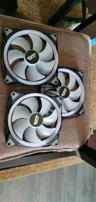 3бр. RGB Вентилатори DarkFlash 140mm