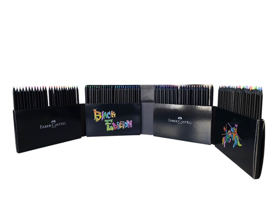 Цветни моливи Faber-Castell Black Edition - 100 цвята