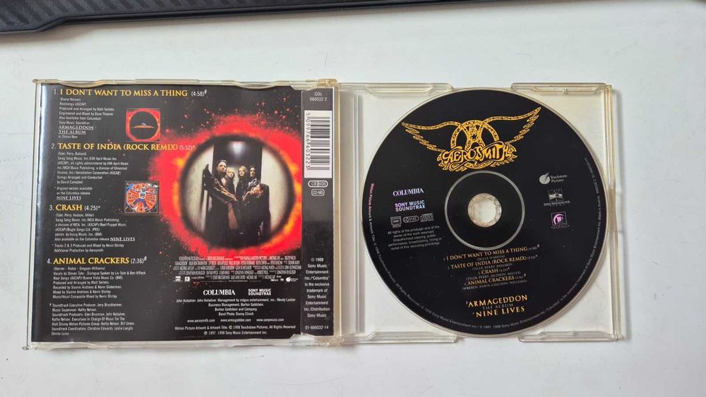 CD original Aerosmith - I Don't Want to Miss a Thing (Maxi-Single 1998)