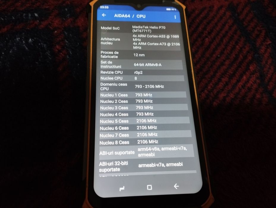 Telefon mobil Doogee S88 Plus 4G 128gb 8gb ram rezistent la socuri.