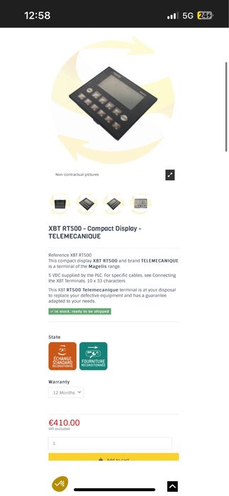 Terminal programabil XBTRT500 Schneider Electric