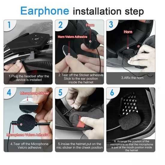 Ejeas E1PRO интерком за мото каска водоустойчив