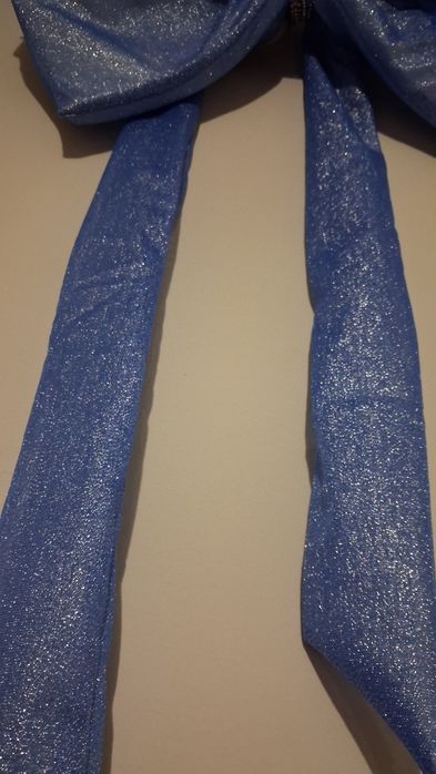 Funda albastru metalic cu perlute!