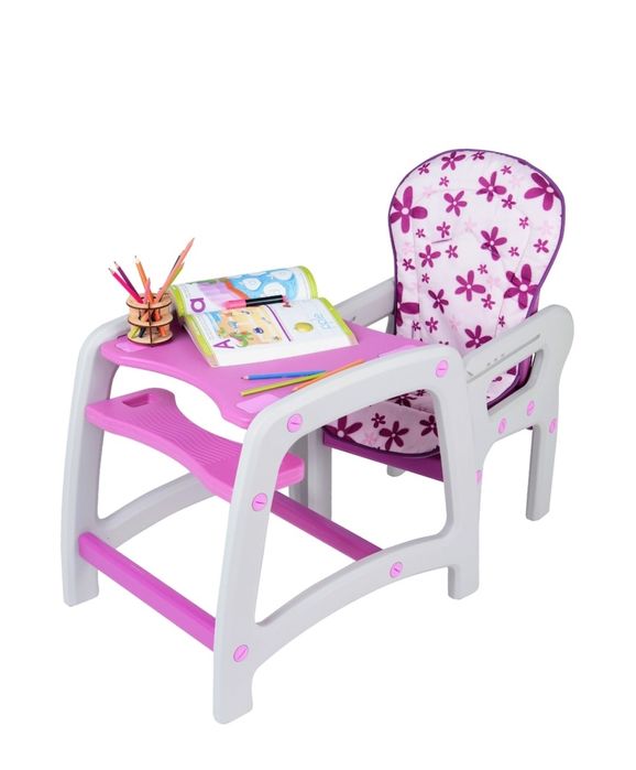 Scaun de masa 2 in 1 pentru bebelusi si copii