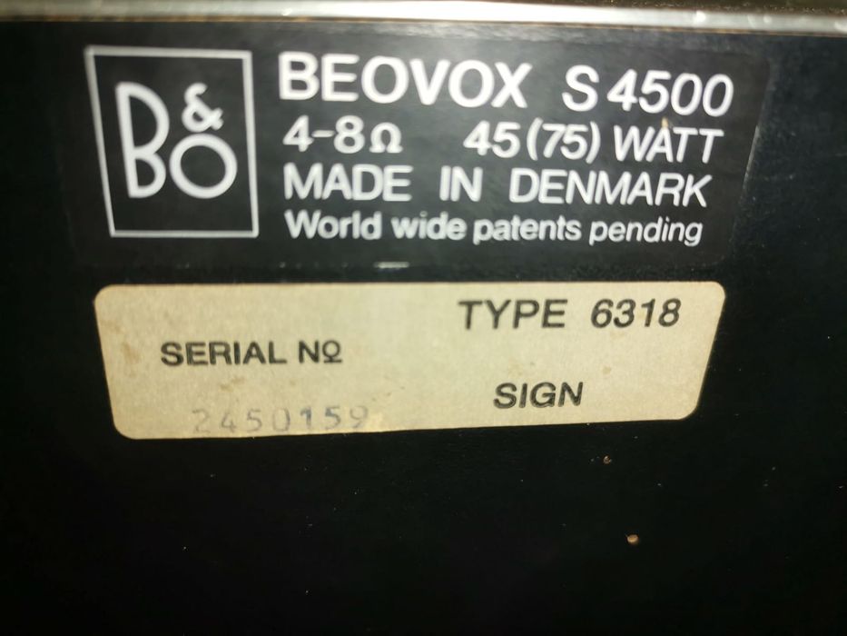 Bang Olufsen Beovox