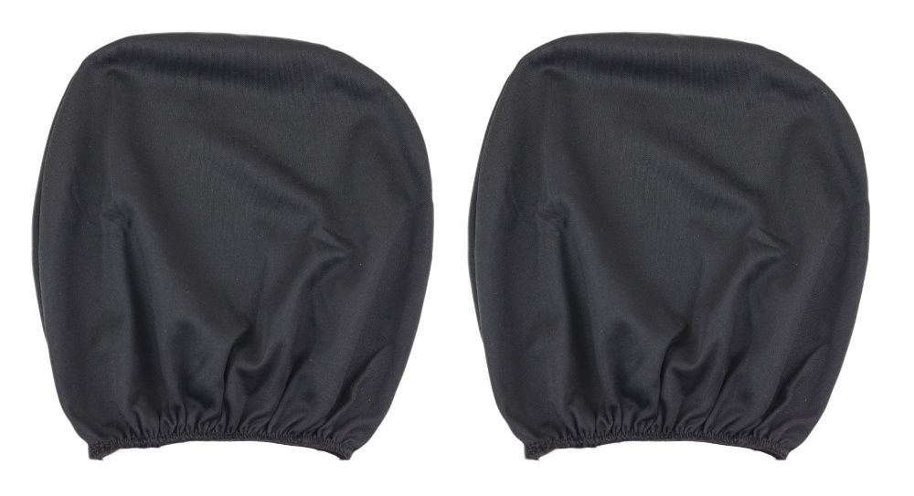 Комплект Калъфки за облегалки за глава на Кола Бус бели и черни 2 броя