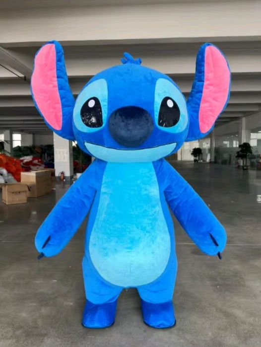 Mascota Stitch si Angel giganta gonflabila 2.6 metri pentru evenimente