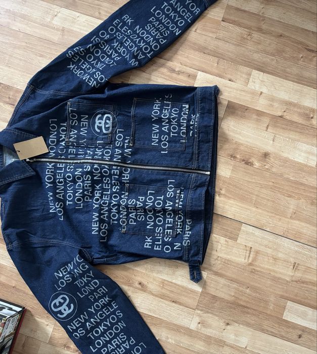 Geaca de blugi Stussy City link denim