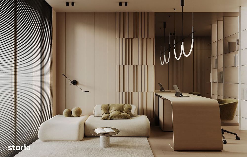 Apartament cu 2 camere + birou in ansamblu rezidential nou