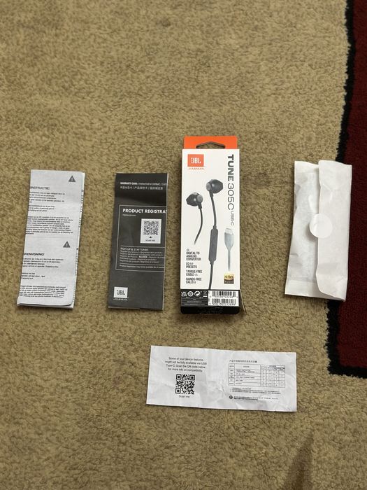 JBL naushnik sotiladi 100% Original JBL Tune-305C- USB -C Designe by