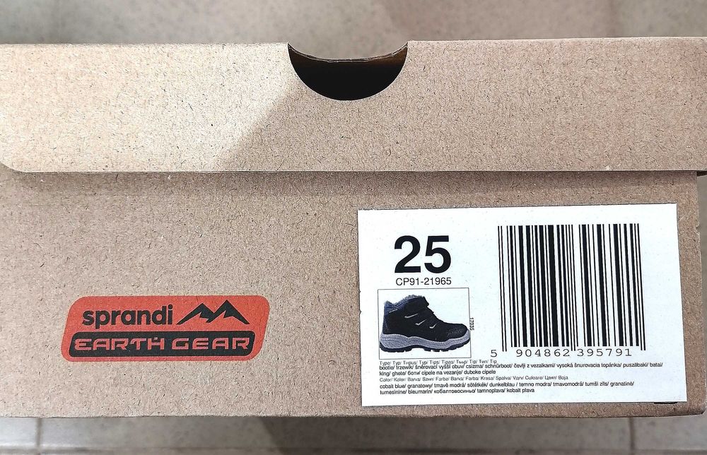Детски зимни боти Sprandi earth gear. Непромокаеми 25-ти Номер