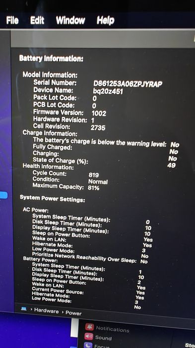 Macbook Air M1 2020 8RAM 256SSD