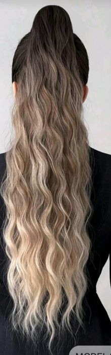 Естествена опашка използвана