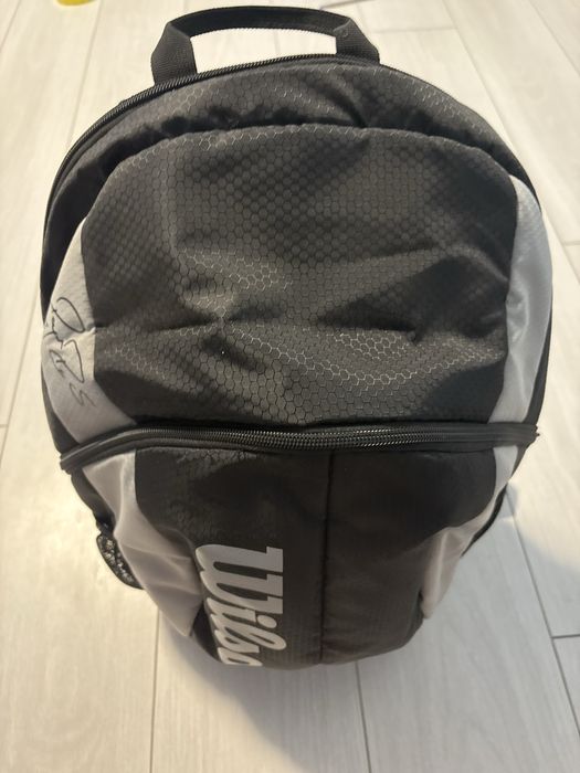 Раница Wilson Roger Federer Team, unisex, Черен