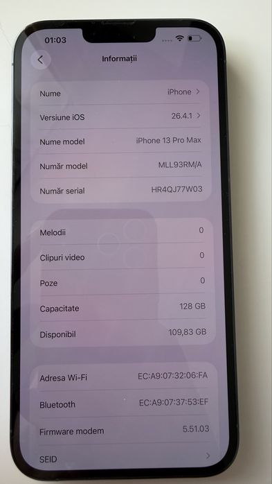 Iphone 13 pro max 128 gb