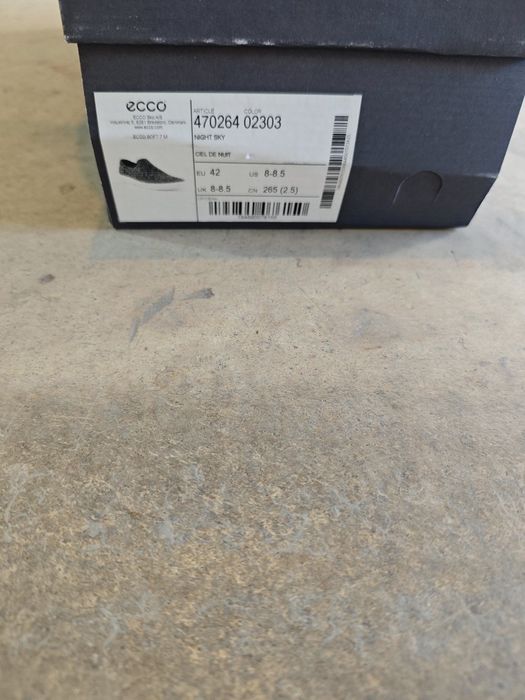 Мъжки обувки Ecco - естествена кожа