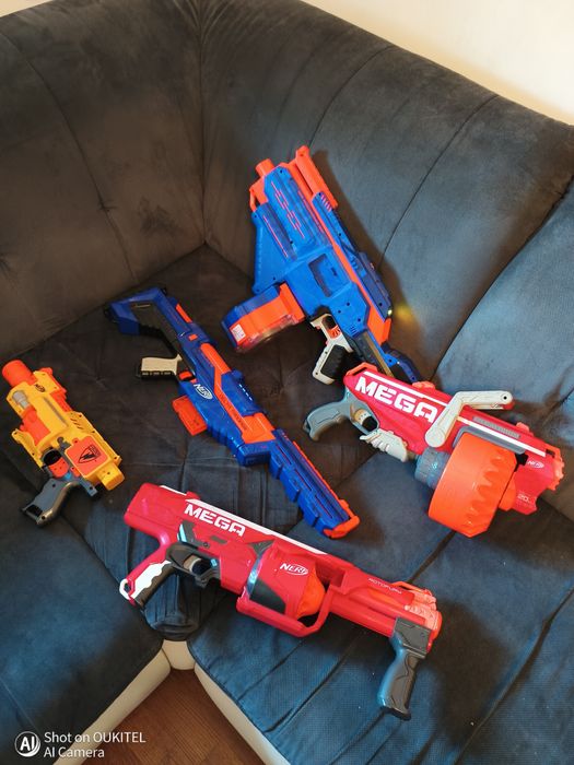 Nerf elite infinus + delta troper. Mega . N stike