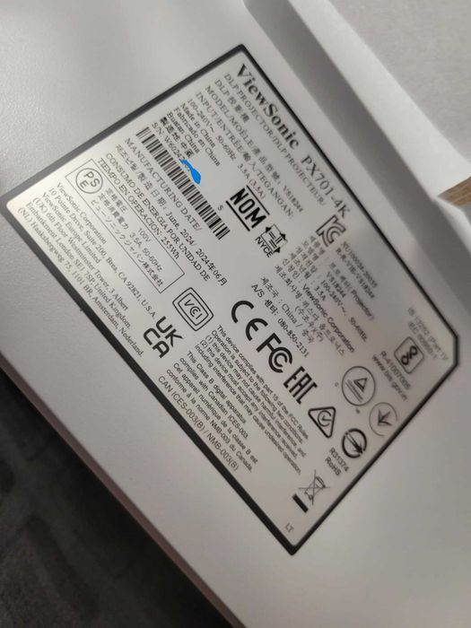 Нов проектор ViewSonic PX701-4K 4K HDR