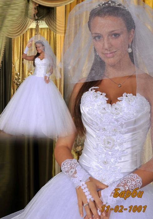 Платья свадебные новые