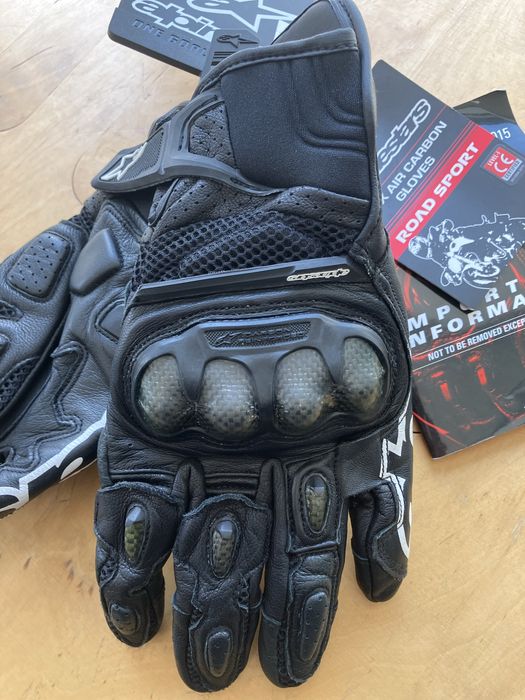 Чисто нови мото ръкавици ALPINESTARS SP-X AIR CARBON Black L-размер