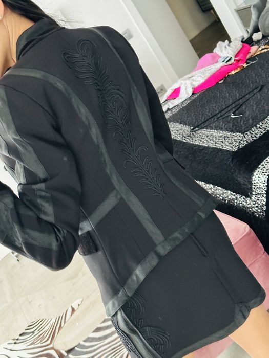 Costum 3 piese fusta pantalon si sacou