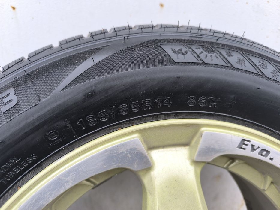 Japan диски Kosei Rasing, мягкая резина Rotalla 185/65/R14