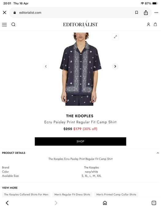 The Kooples-оригинална риза 50 л